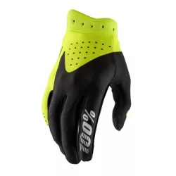100% Itrack fekete-fluo kesztyű 