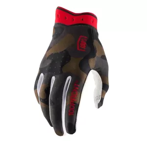 100% Itrack camouflage kesztyű 