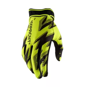 100% ridefit fekete-fluo kesztyű