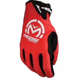 Moose Racing sx1 kesztyű piros/fehér