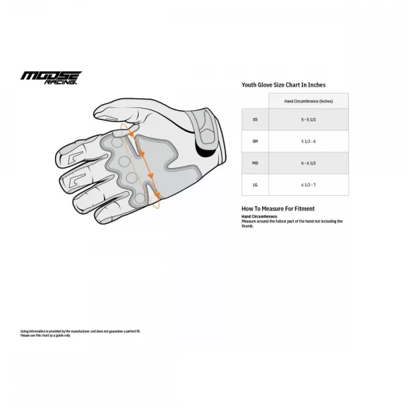 Moose Racing SX-1 green cross kesztyű