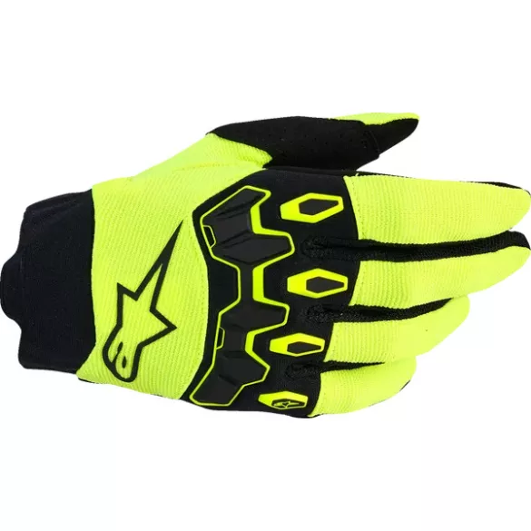 Alpinestars Youth Full Bore v2 Gyerek Krossz Kesztyű (Sárga-Fekete)