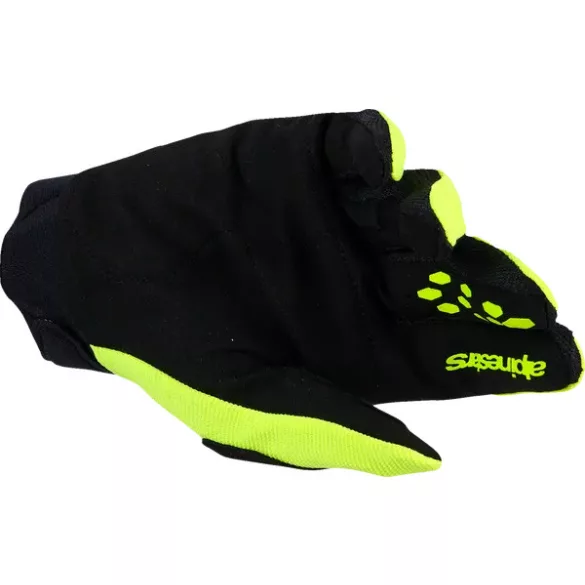 Alpinestars Youth Full Bore v2 Gyerek Krossz Kesztyű (Sárga-Fekete)