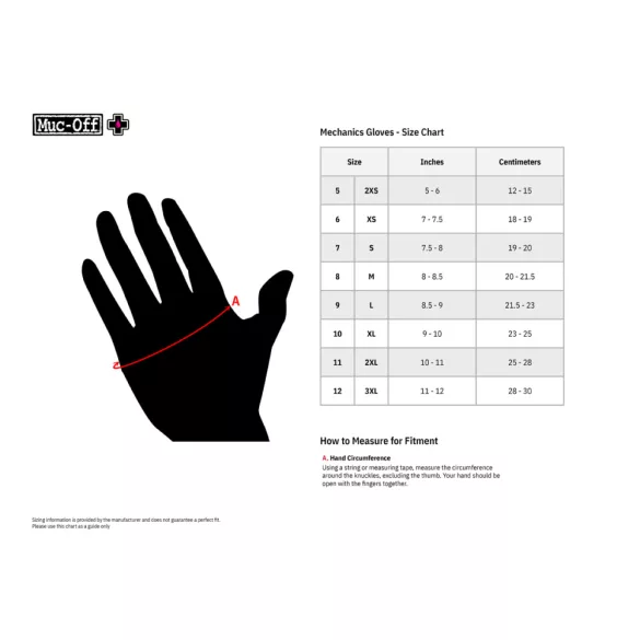 MUC-OFF MECHANICS KESZTYŰ 