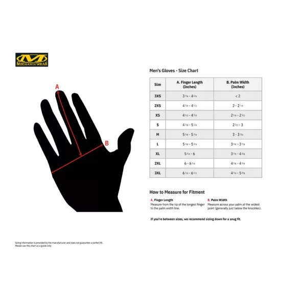 Mechanix Wear M-pact safety orange kesztyű 