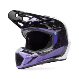 FOX Motocross V3 RS Grid MIPS ECE22.06 BUKÓSISAK FEKETE-LILA