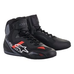 ALPINESTARS FASTER-3 CIPŐ BLACK/GREY/RED 45.5-ES MÉRET