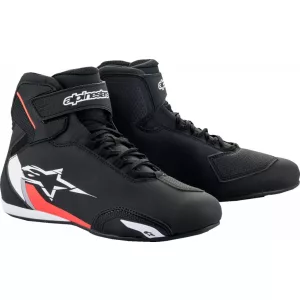 ALPINESTARS SEKTOR CIPŐ BLACK-WHITE-RED 