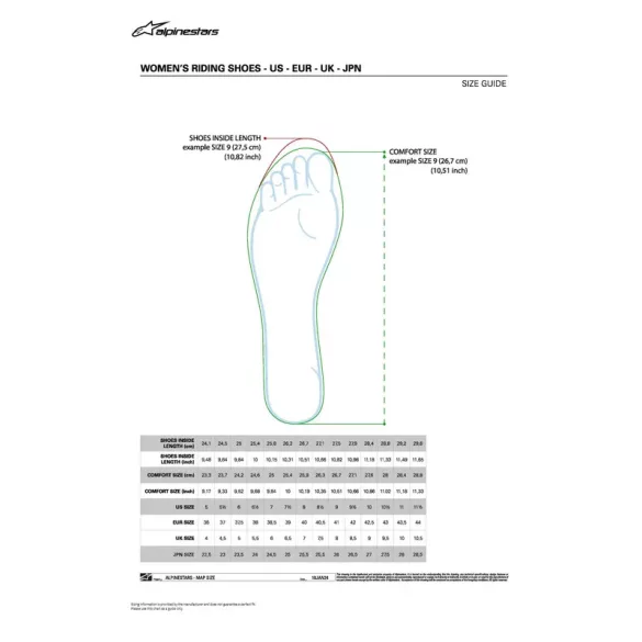 Alpinestars Stella Stated Podium női motoros cipő