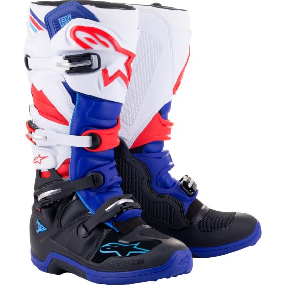 ALPINESTARS TECH 7 CSIZMA BLACK DARK BLUE RED WHITE 47