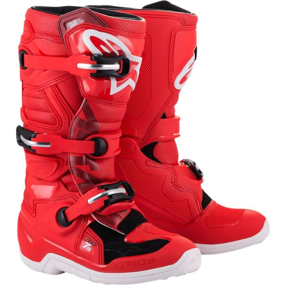 Alpinestars  Tech 7S cross csizma, Gyerek, piros 3/35 MÉRET