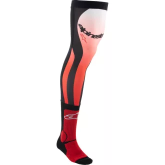 Alpinestars térdgépzokni piros/fehér