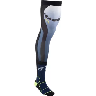 Alpinestars térdgépzokni kék/sárga