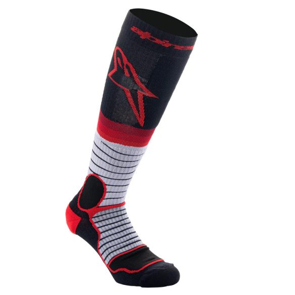 Alpinestars MX Pro zokni, fekete-szürke-piros színben