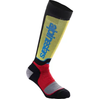 Alpinestars gyerek zokni mx+ fekete/piros - kék