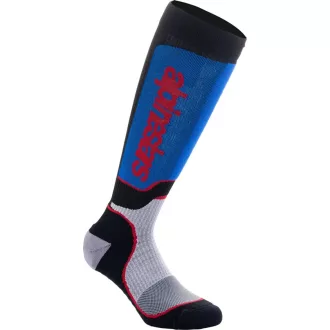Alpinestars MX plus technikai zokni - fekete/kék