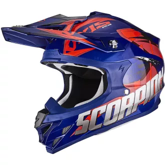 Scorpion exo vx15 defender silt kék/piros