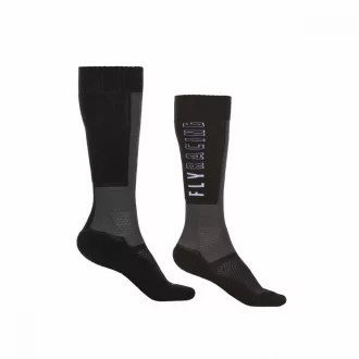 Fly Racing MX thin zokni , fekete/fehér