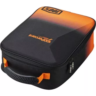   100% crush goggle case szemüvegtartó - fekete/Narancssárga