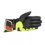 ALPINESTARS  GP PLUS R V2 BŐR KESZTYŰ SZÜRKE-FEKETE-FLUO SÁRGA-PIROS