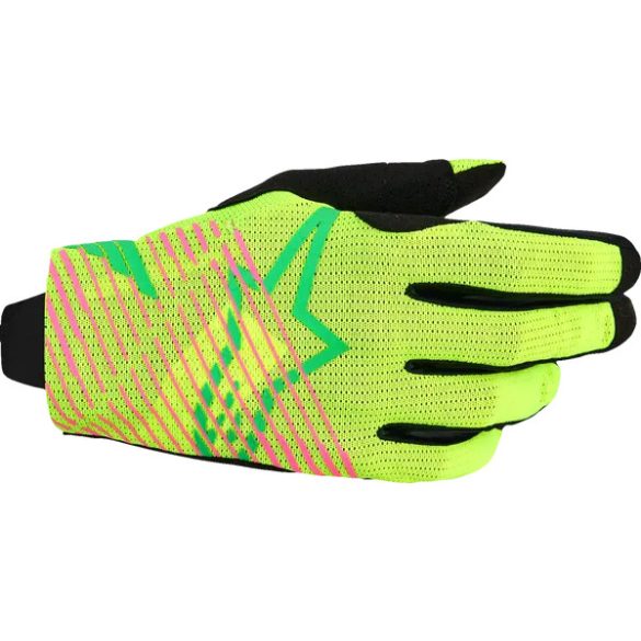 Alpinestars Radar Pro fluosárga kesztyű 