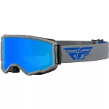 Fly Racing Zone szemüveg grey blue, kék tükrös lencsével