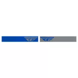 Fly Racing Zone szemüveg grey blue, kék tükrös lencsével