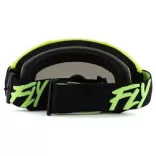 Fly Racing Zone szemüveg fekete-fluo, ezüst tükrös lencsével