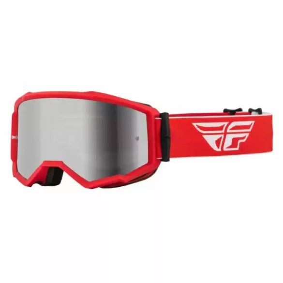 Fly Racing Zone szemüveg red, ezüst tükrös lencsével