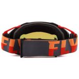 Fly Racing Zone Pro szemüveg grey-red,  piros tükrös lencsével