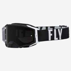   Fly Racing Zone Pro szemüveg black-white, sötét füst lencsével