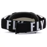 Fly Racing Zone Pro szemüveg black-white, sötét füst lencsével