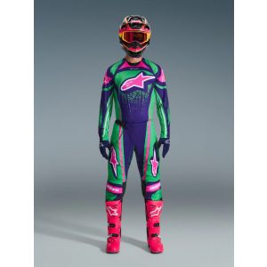 Alpinestars Techstar nomur zöld-pink ruhaszett