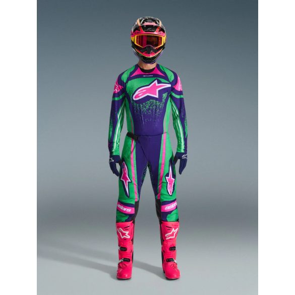 Alpinestars Techstar nomur zöld-pink ruhaszett
