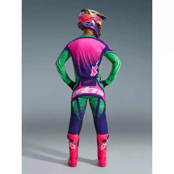 Alpinestars Techstar nomur zöld-pink ruhaszett