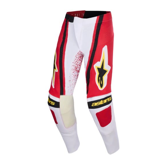 Alpinestars Techstar nomur fehér-piros-sárga nadrág