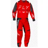 fly racing f-16 piros-szürke ruhaszett 38+xxl