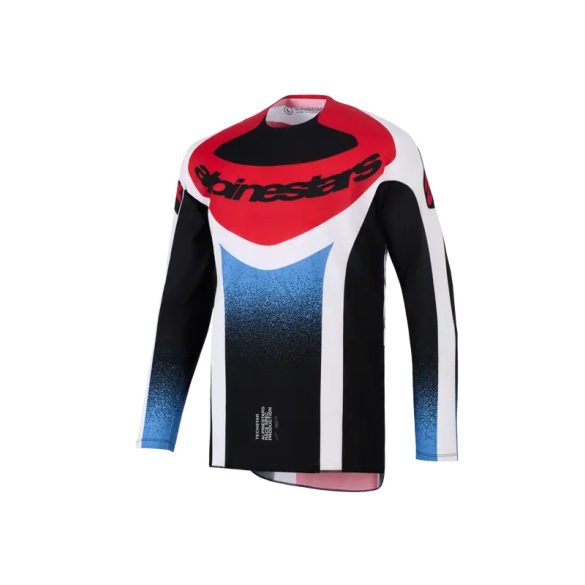 Alpinestars Techstar knif fekete-fehér-piros crossmez