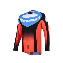 Alpinestars Techstar knif fekete-narancs-kék crossmez