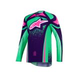 Alpinestars Techstar nomur lila-pink-zöld crossmez