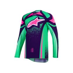 Alpinestars Techstar nomur lila-pink-zöld crossmez