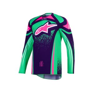 Alpinestars Techstar nomur lila-pink-zöld crossmez