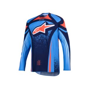 Alpinestars Techstar nomur sötétkék-narancs-kék crossmez