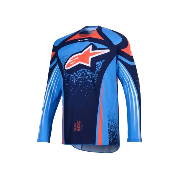 Alpinestars Techstar nomur sötétkék-narancs-kék crossmez