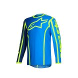 Alpinestars Fluid apex kék-fluo mez