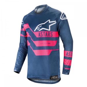 Alpinestars Racer Flagship indigoblue-fluo pink crossmez L méret