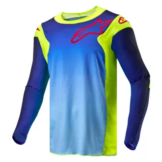 Alpinestars racer hoen mez, kék/sárga