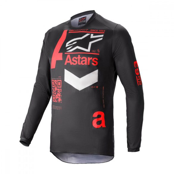 ALPINESTARS FLUID CHASER BLACK-RED MEZ L MÉRET