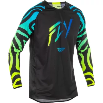   Fly Racing evolution dst s.e. special edition zen fekete/kék/Hi - vis mez