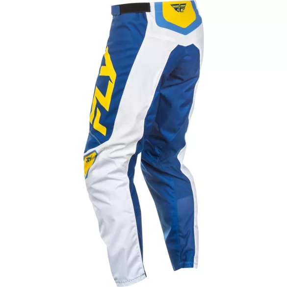 Fly Racing F-16 white-blue nadrág